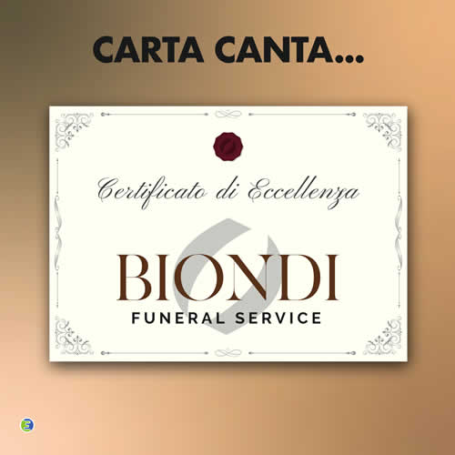 Post campagna social pompe funebri Biondi