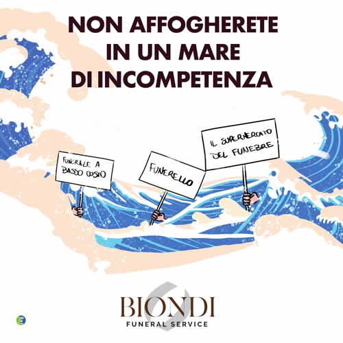 Post campagna social agenzia funebre Biondi