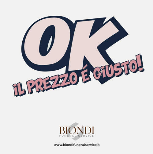 Post campagna social servizi funebri Biondi